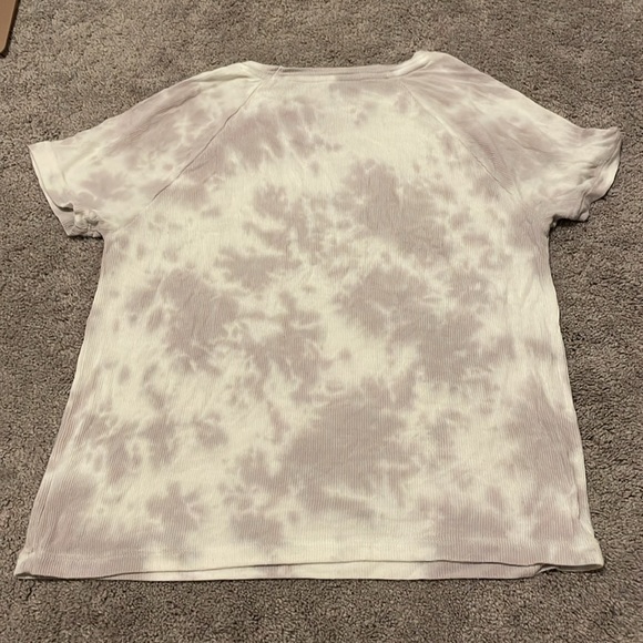 Cotton Tie Dye Ribbed Tee - Picture 2 of 2